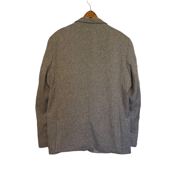 Coofandy Gray One Button Blazer Sports Coat Suit Jacket Size XL - Picture 2 of 6